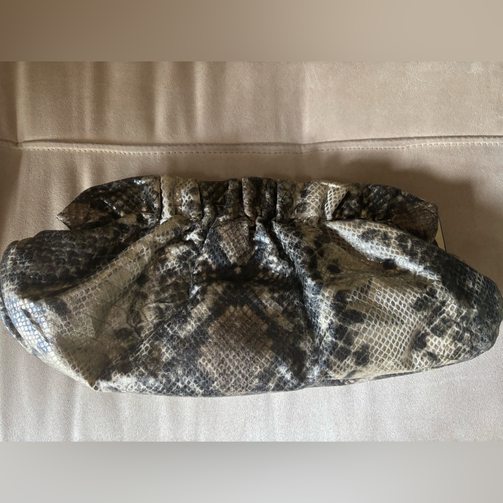 Snakeskin Clutch Bag
